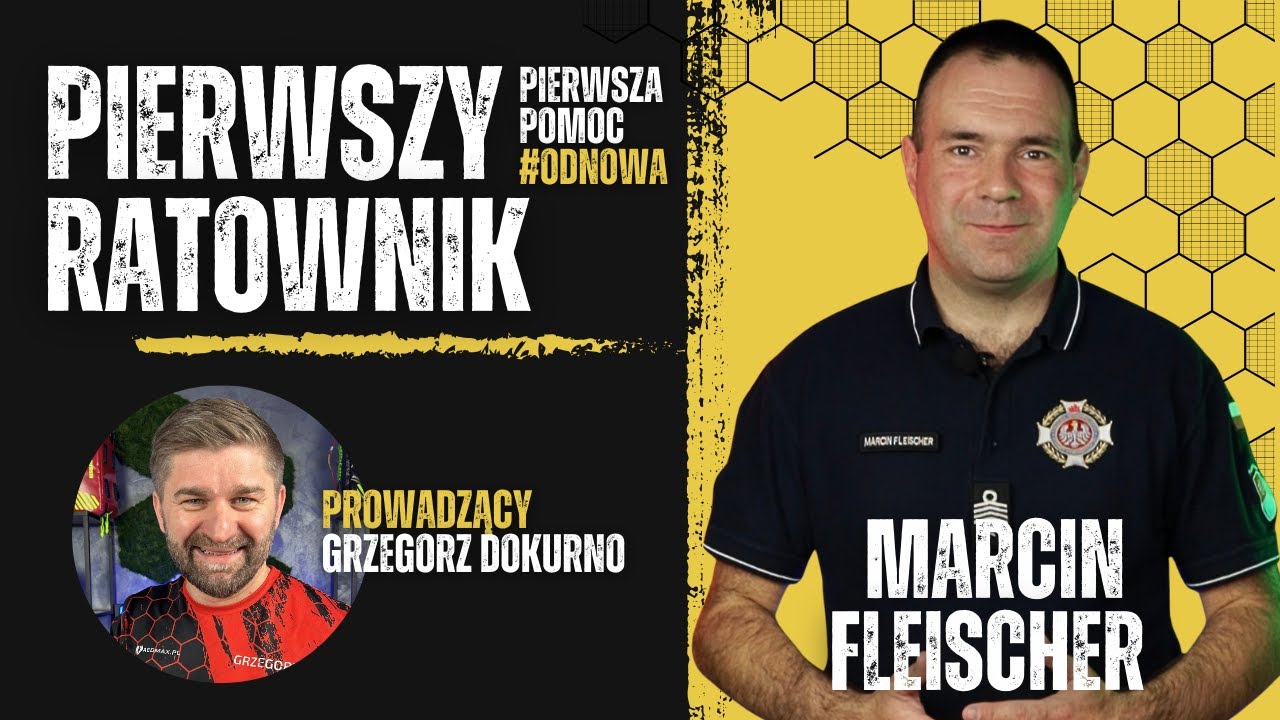 Program Pierwszy Ratownik - najważniejsze ogniowo łańcucha przeżycia? Wywiad z Marcinem Fleischerem