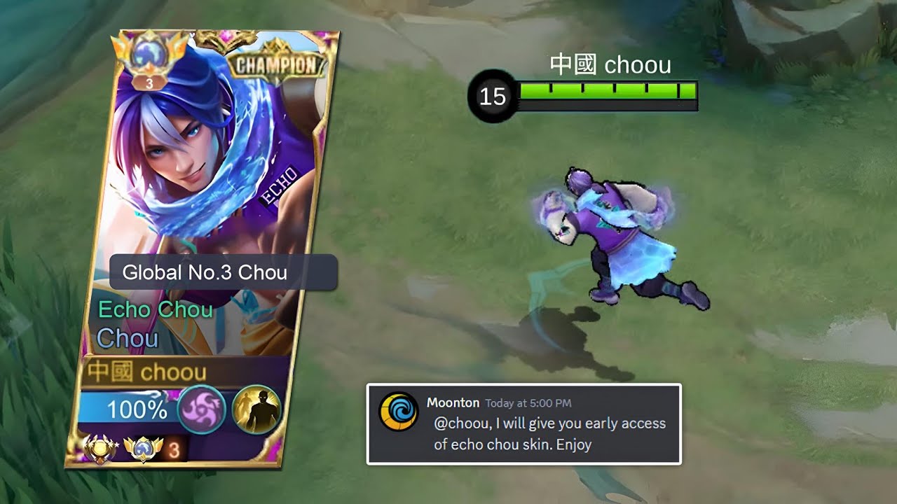 NEW SKIN ECHO CHOU IS HERE!! THANKS MOONTON!!