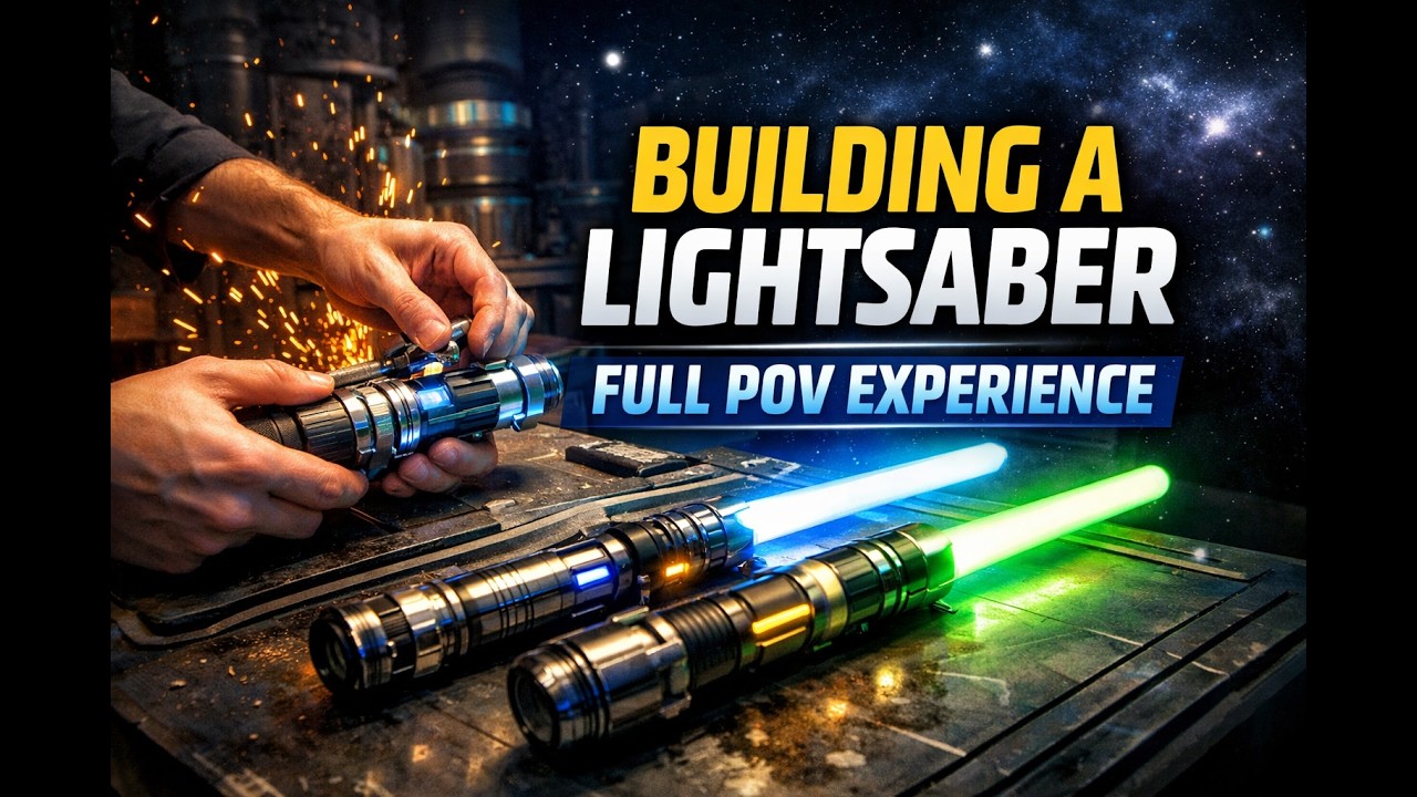 POV: Savi&rsquo;s Workshop | Full LIghtsaber Build | Disney World Orlando