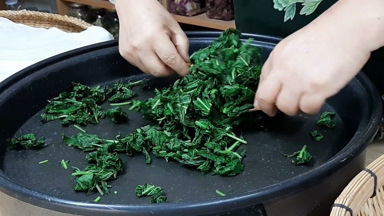 들깻잎차 만드는 법/ 치매 굿바이! 들깻잎차 를 만들어 보세요.