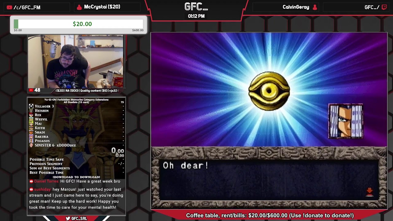 Yu-Gi-Oh! Forbidden Memories All Duelists PB/WR Attempts WITH PALS!