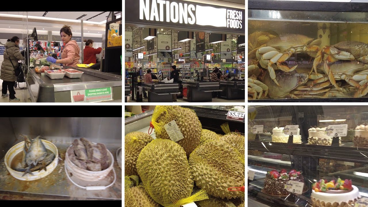 Nations Fresh Foods Grocery Store Stockyards Shopping Tour in Toronto