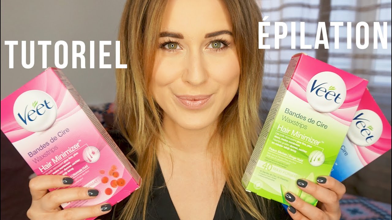 // Tutoriel épilation des jambes et aisselles avec des bandes de cire // #Veet #SmoothTips