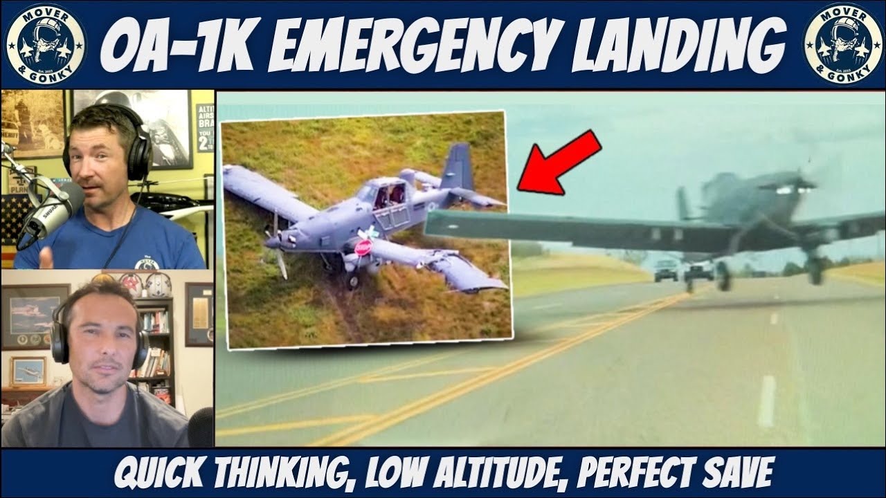«Mayday Mayday Mayday» — OA-1K Skyraider II упал в Оклахома-Сити!