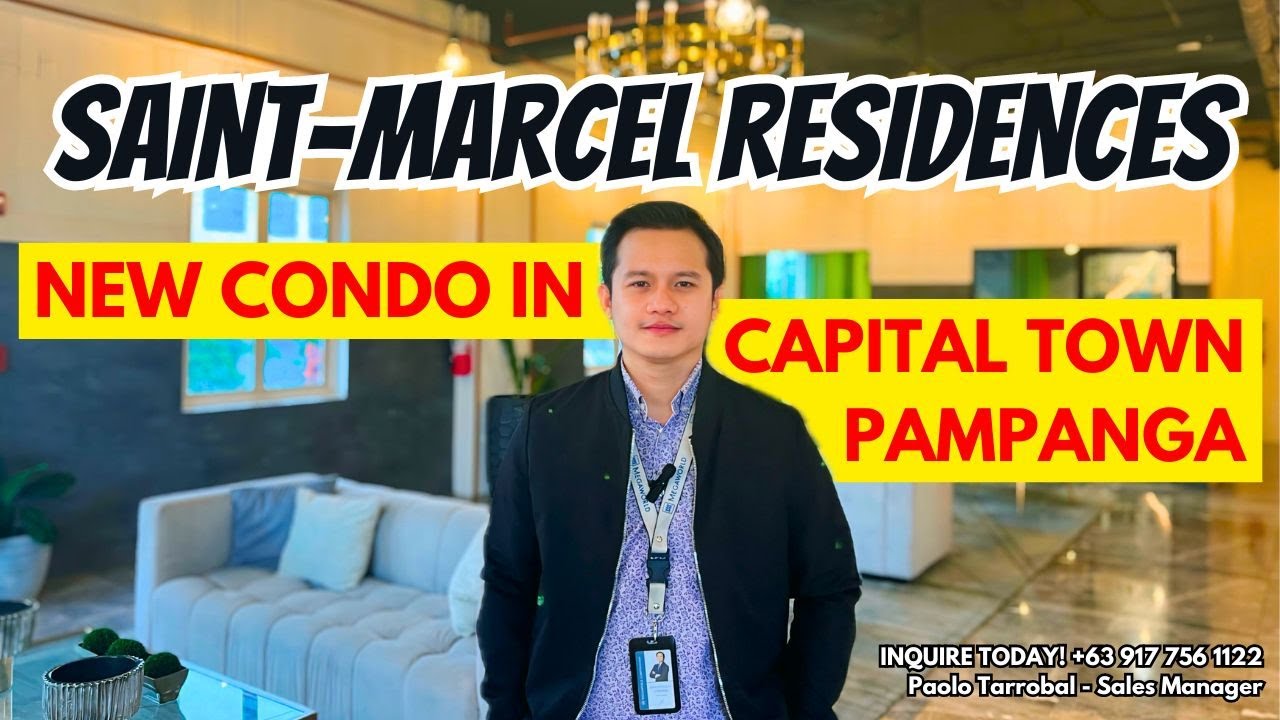 Saint Marcel Residences - latest condo in Capital Town Pampanga (4K HDR)