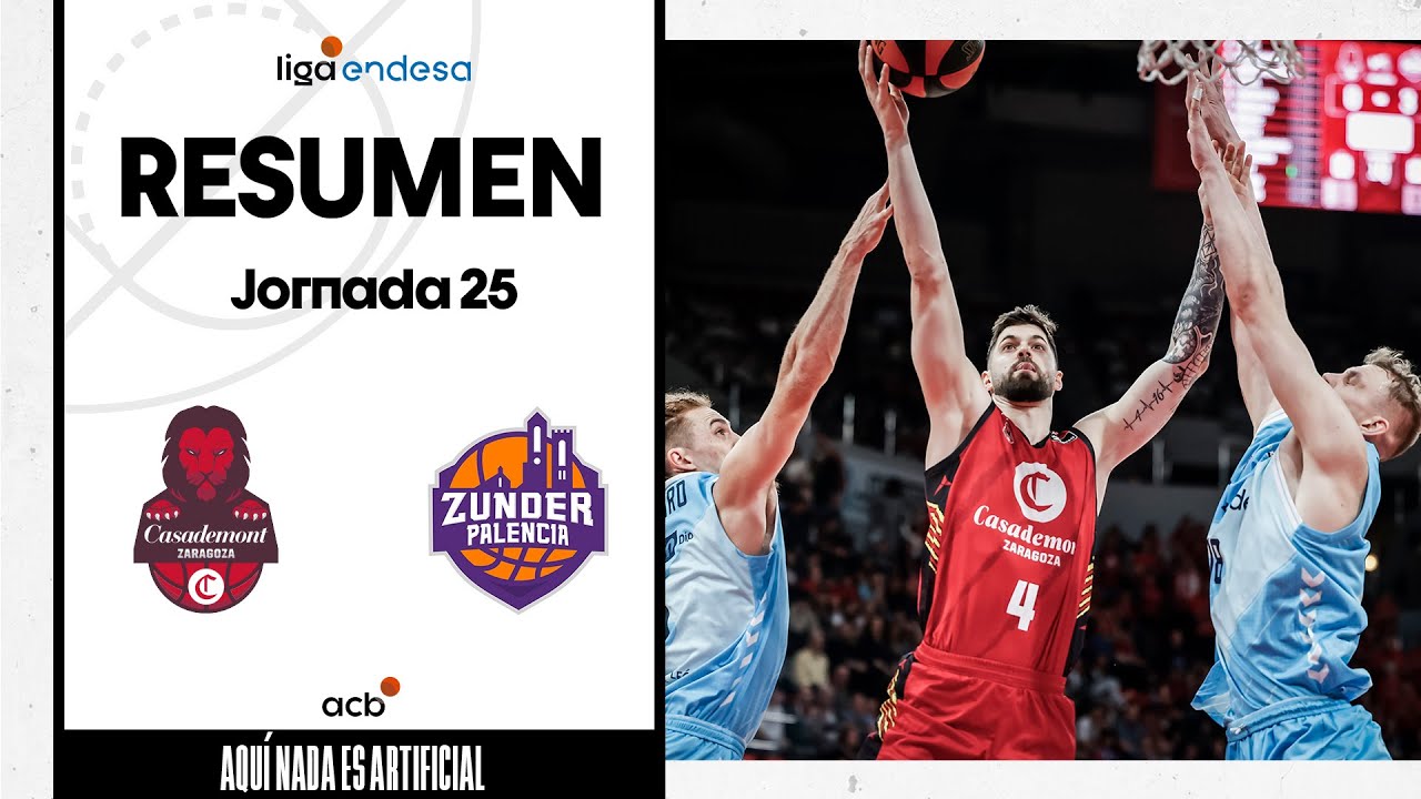 Casademont Zaragoza - Zunder Palencia (103-96) RESUMEN | Liga Endesa 2023-24