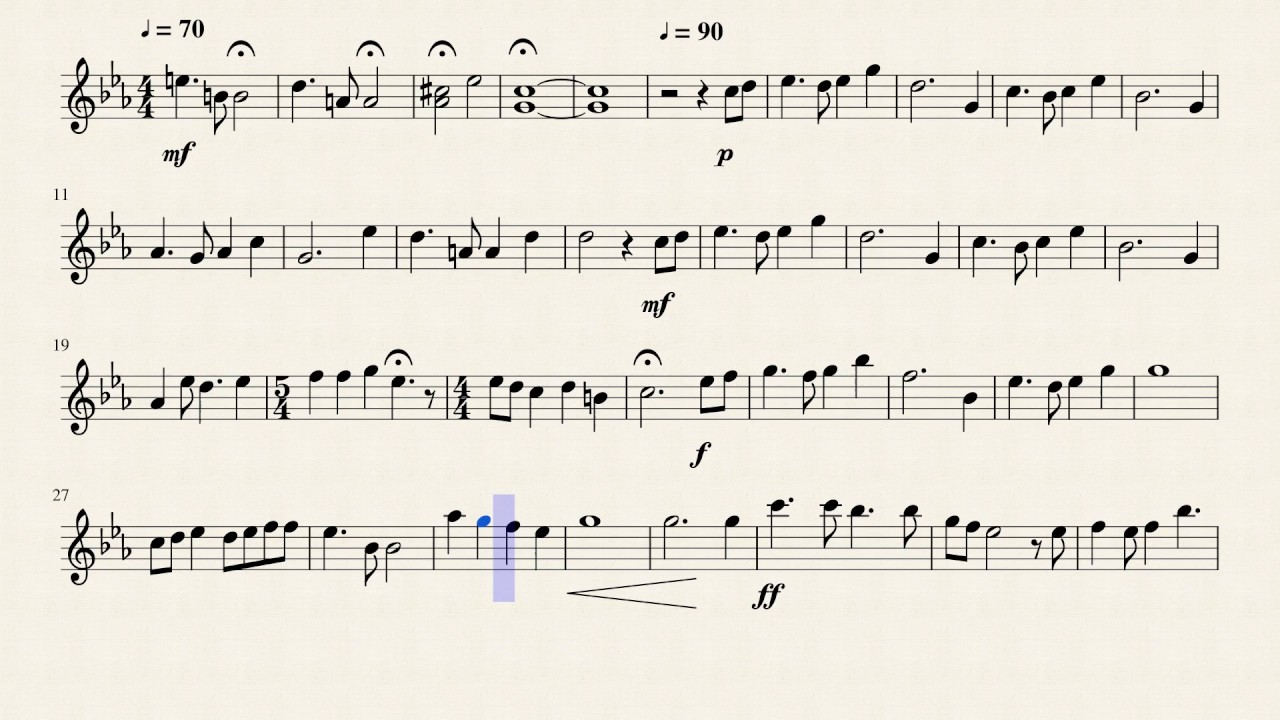 Laputa (Castle in the Sky)  1 Violin Sheet Music