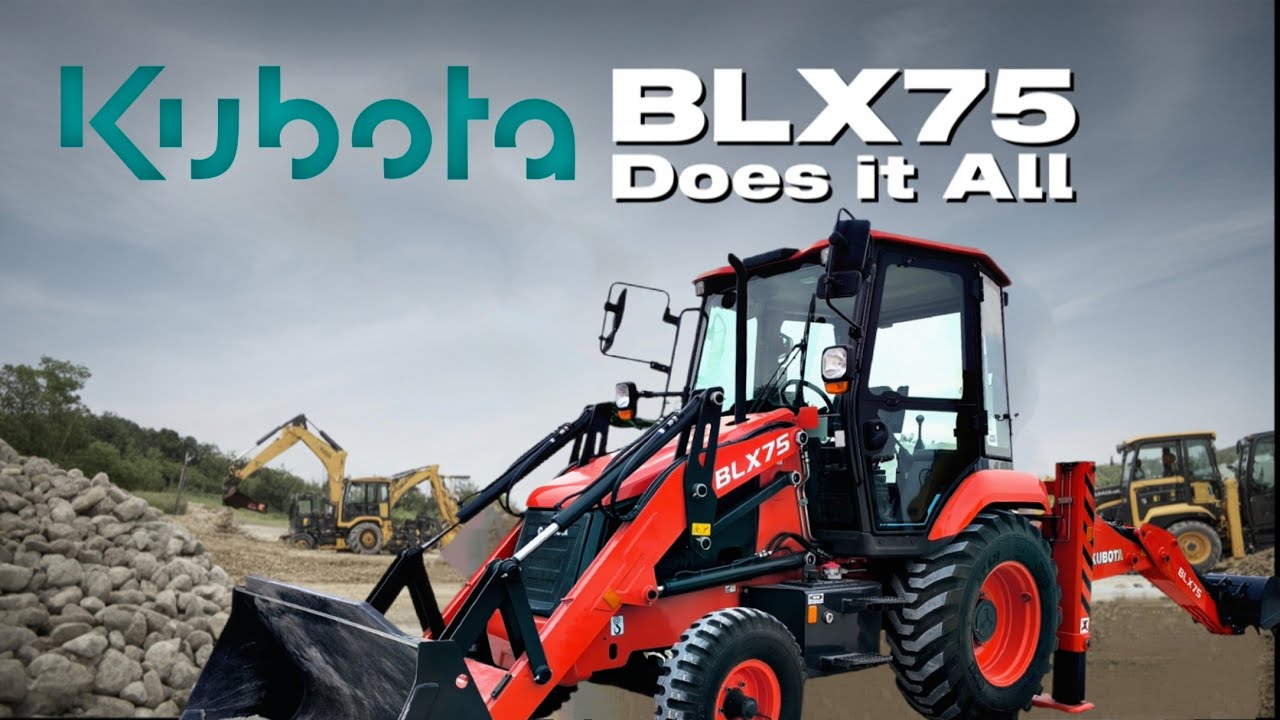 First Impressions: Kubota Backhoe Loader BLX75 Takes Center Stage