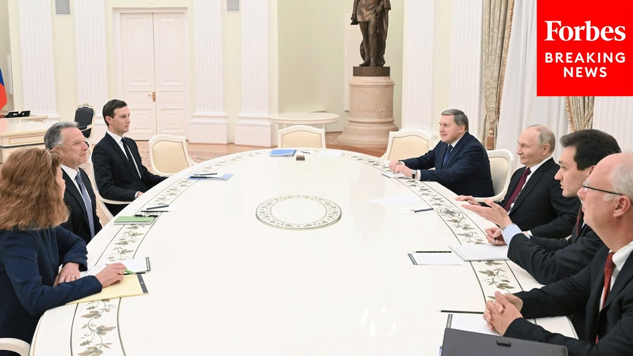 BREAKING NEWS: Steve Witkoff And Jared Kushner Meet With Putin At The Kremlin For Peace Talks