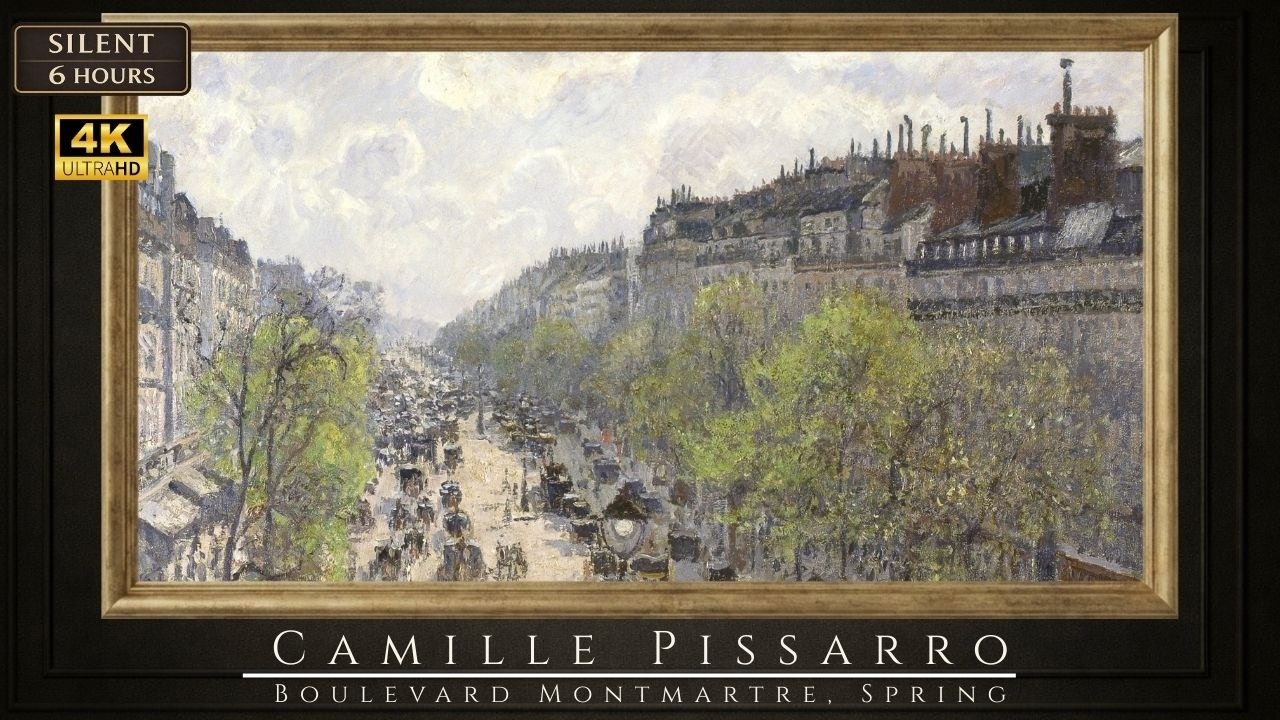Spring TV Art | Camille Pissarro Spring | 6H Silent Frame Art for Living Room | 4K