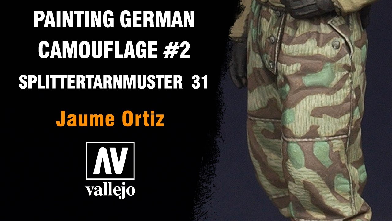PAINTING GERMAN CAMOUFLAGE #2 - SPLITTERTARNMUSTER ENGLISH VERSION 🇺🇸 🇬🇧