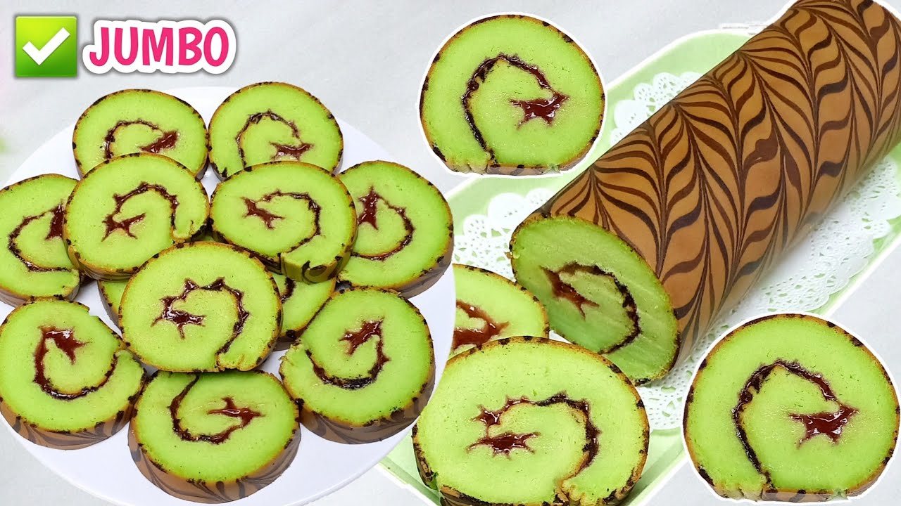 Hasilnya Jumbo Bikin Nagih - Bolu Gulung Pandan Anti Lengket Anti Retak
