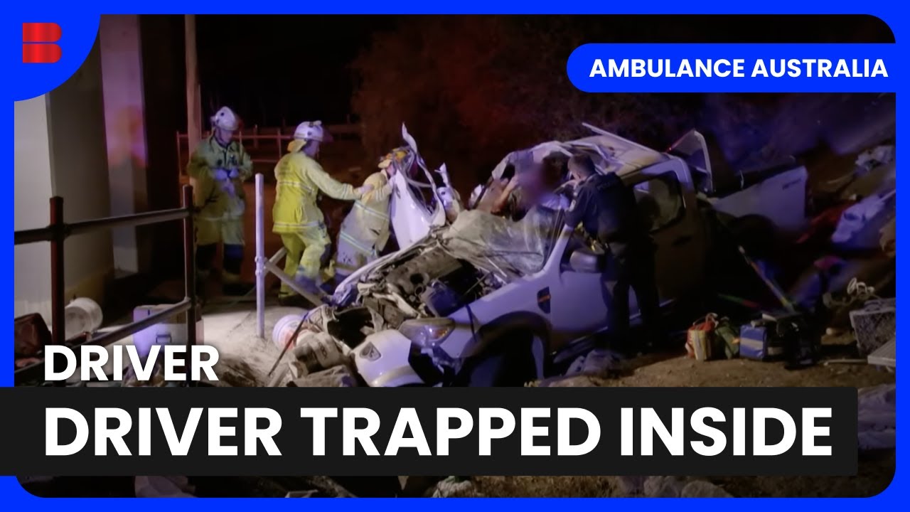 Vehicle Extrication Amid Precarious Crash Scene - Ambulance Australia - Medical Documentary
