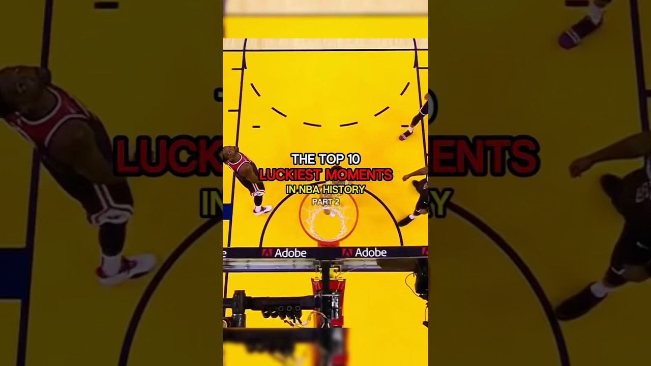 The top 10 luckiest moments in nba history 🏀🔥#nba #basketball #usa