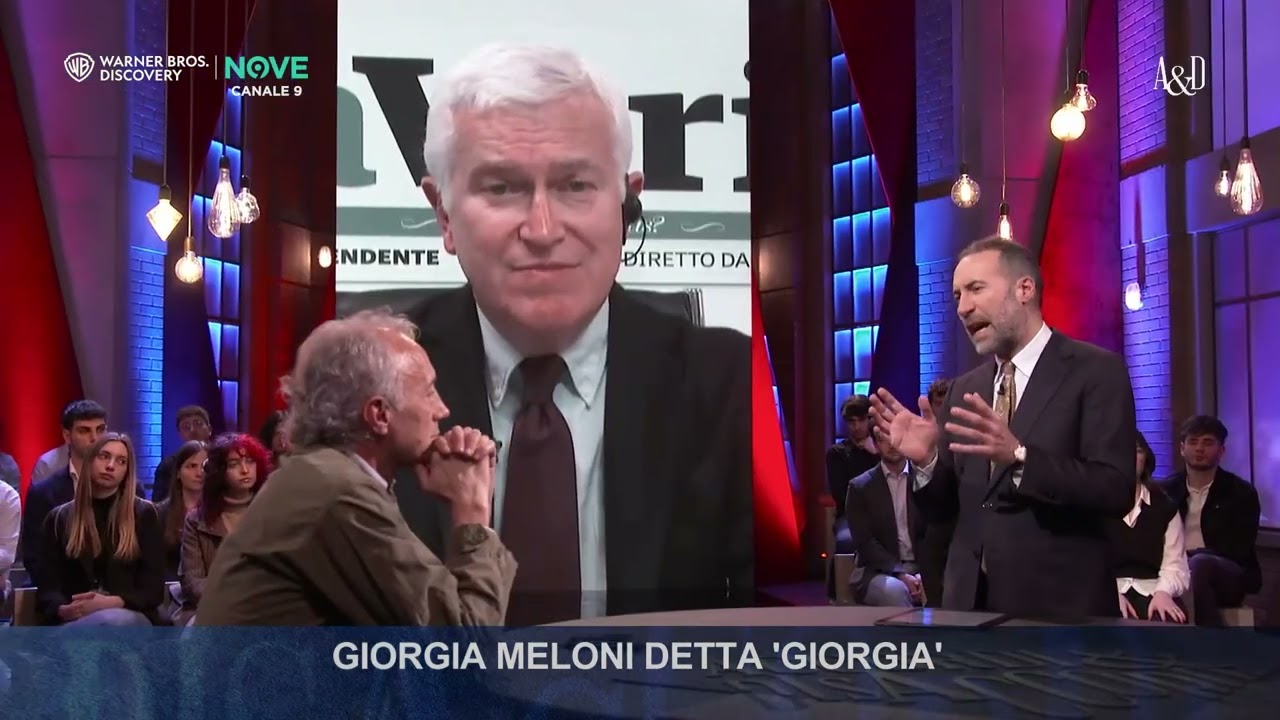 Belpietro e Travaglio parlano di Giorgia Meloni, o solo Giorgia | Accordi e Disaccordi