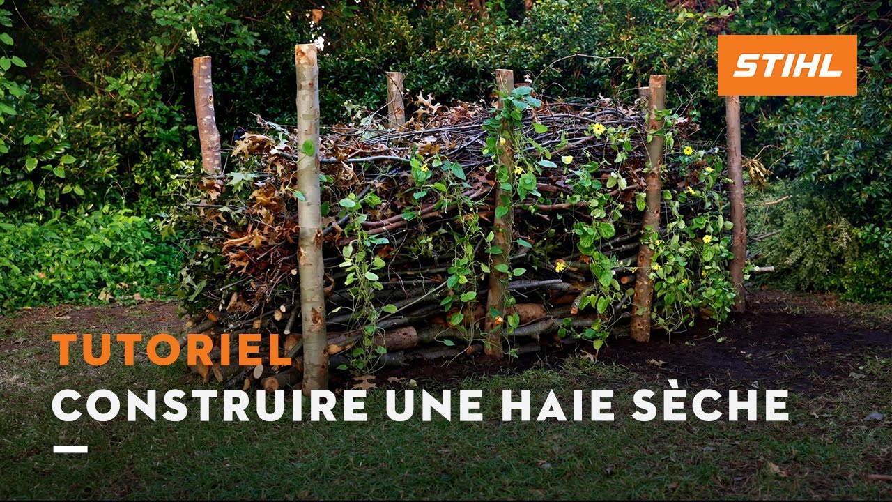 Comment construire une haie sèche ? - Projet bricolage et DIY STIHL