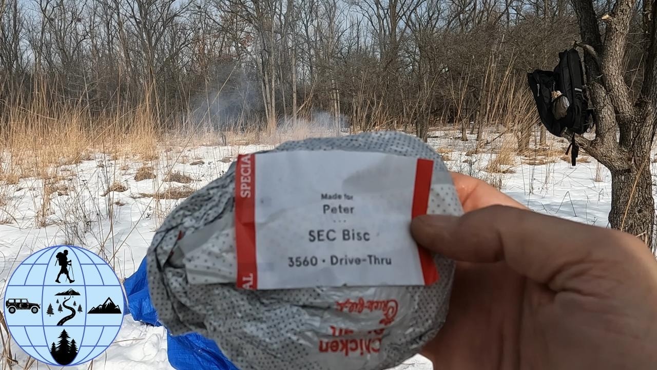 Поход к замерзшим лагунам Скоки, прогулка по льду, завтрак в Chick-fil-A, кофе из дикой природы.