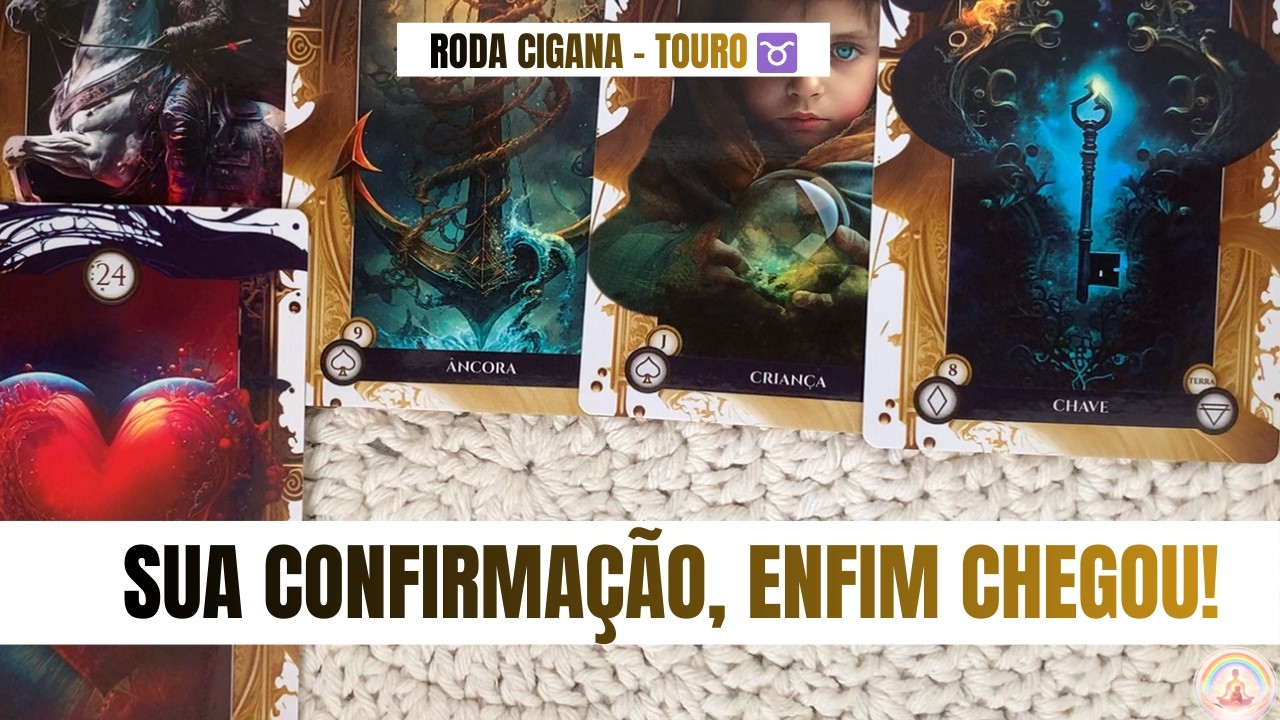 ♉TOURO RODA CIGANA - Sua CONFIRMAÇÃO CHEGOU! #tarot #baralhocigano #tarotreading #touronoamor