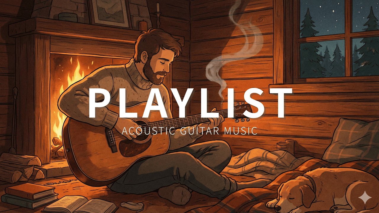 「𝐏𝐥𝐚𝐲𝐥𝐢𝐬𝐭」Smile for me, brightly...🥨☕ | Acoustic guitar music