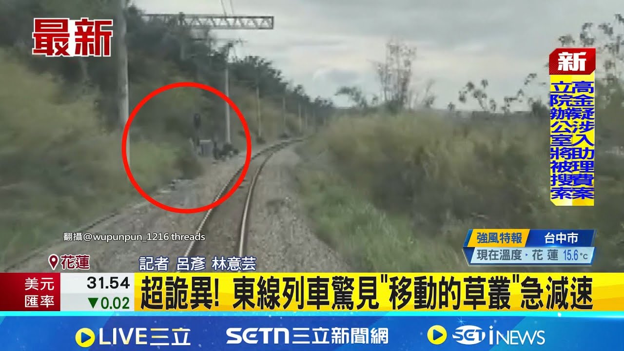 超詭異! 東線列車驚見
