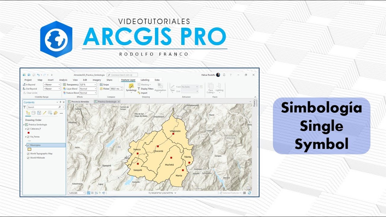 ArcGis Pro - Simbología Single Symbol