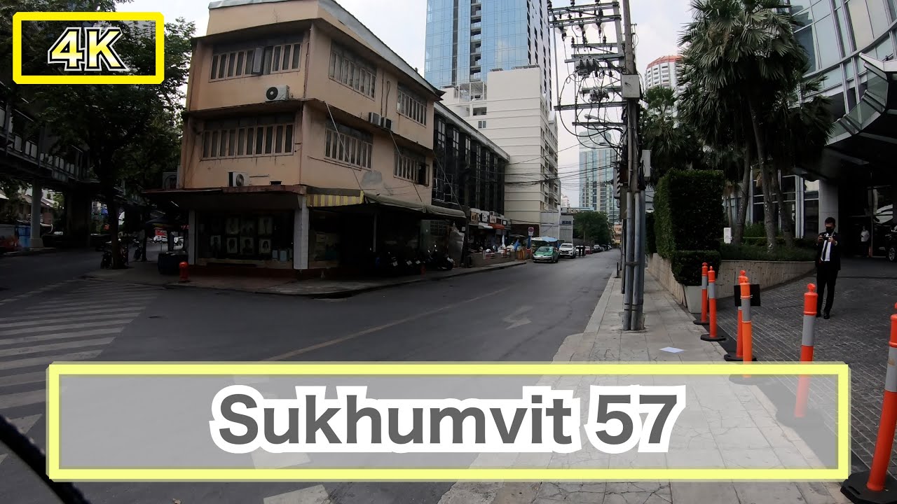 [BANGKOK] Sukhumvit 57 - Thonglor Area / (daytime) 4K