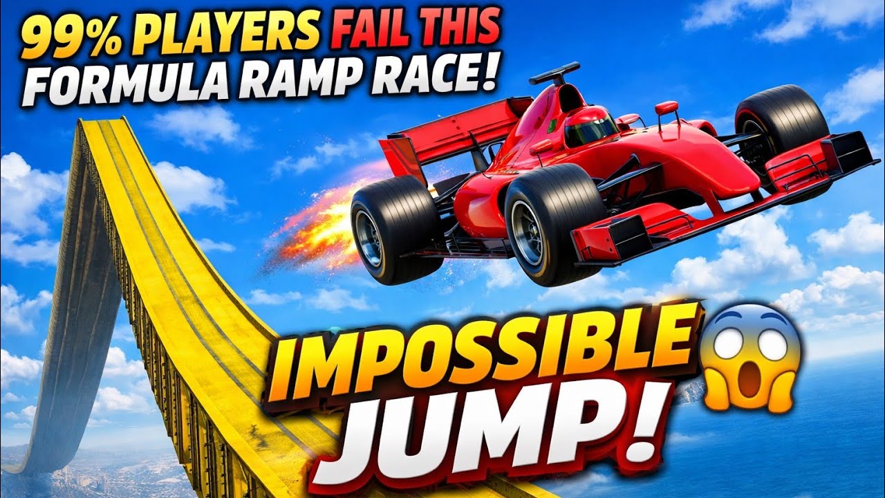 “99% Players Fail This Formula Ramp Race 😱 | Impossible Car Stunt Challenge”  