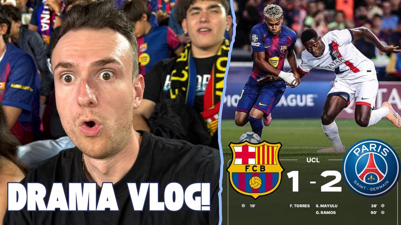 BARÇA SCHOCK! 😱 PSG trifft in letzter Minute | Stadionvlog | FC Barcelona vs. PSG