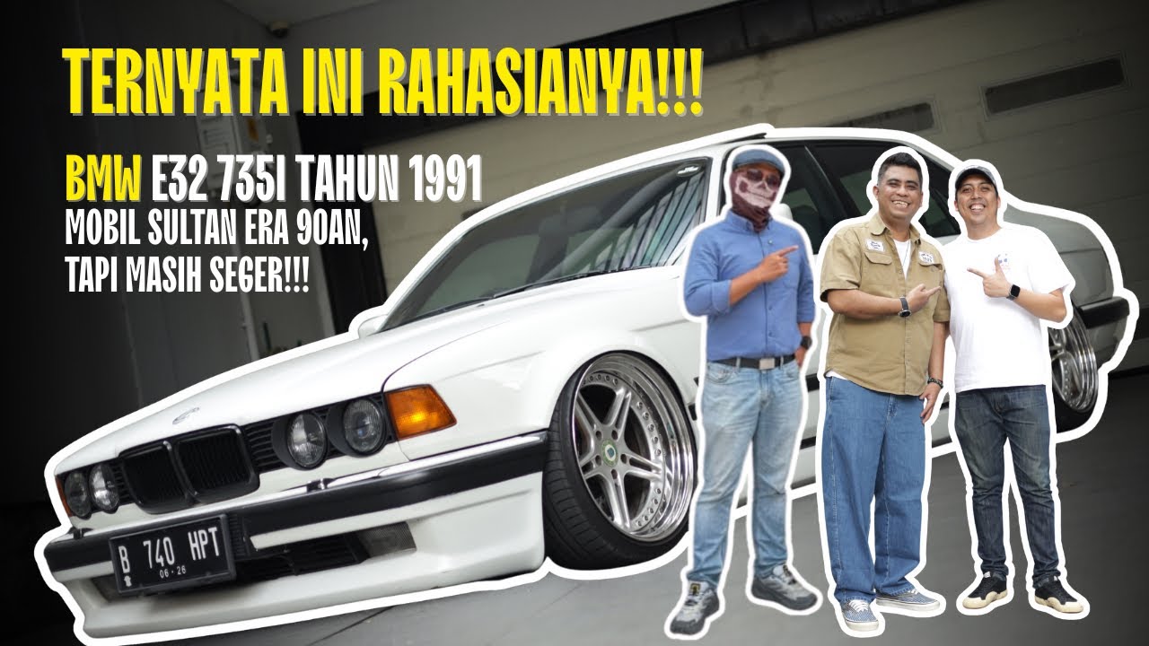 Review Mobil Legend BMW E32 Tahun 1991 Series 7 model 735i ‼️Ft. Pratama Kusumah #HPTMotosport
