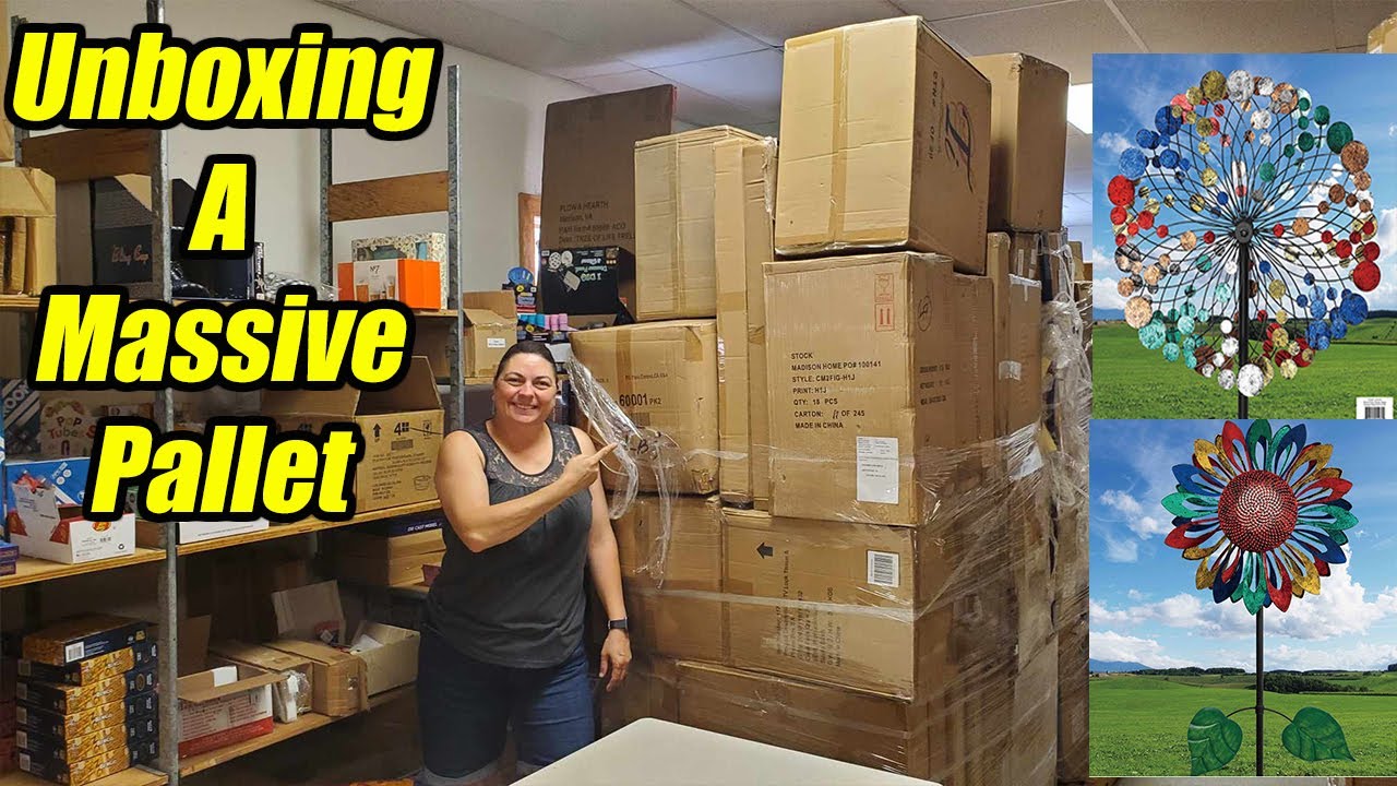 Unboxing A Huge pallet With a Bunch of Spinners and Gnomes - Check out what we Got!