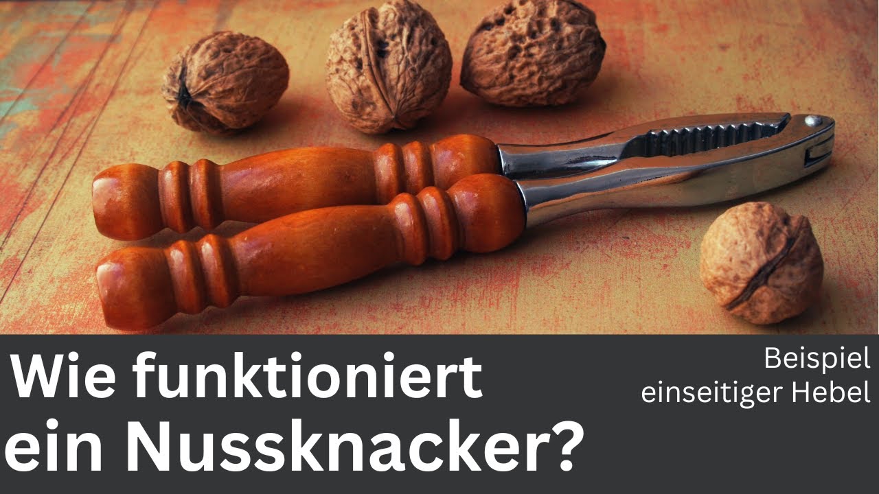Wie funktioniert ein Nussknacker? - Beispiel einseitiger Hebel