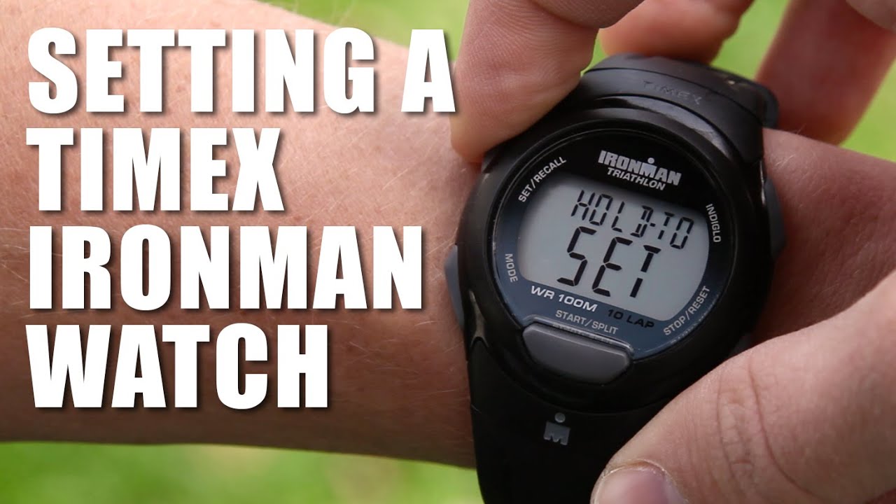 Как настроить часы Timex Ironman Triathlon