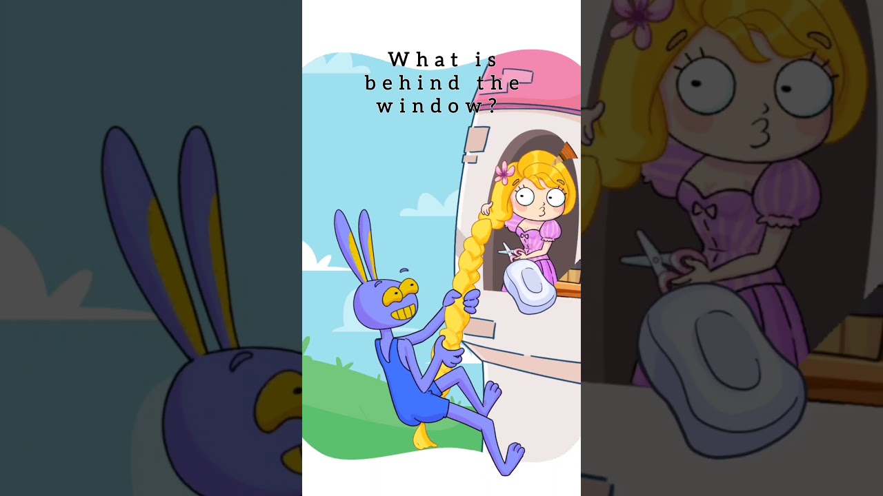 What is behind the window? #bluefriends #rainbownfriends #blueshirts #funstory