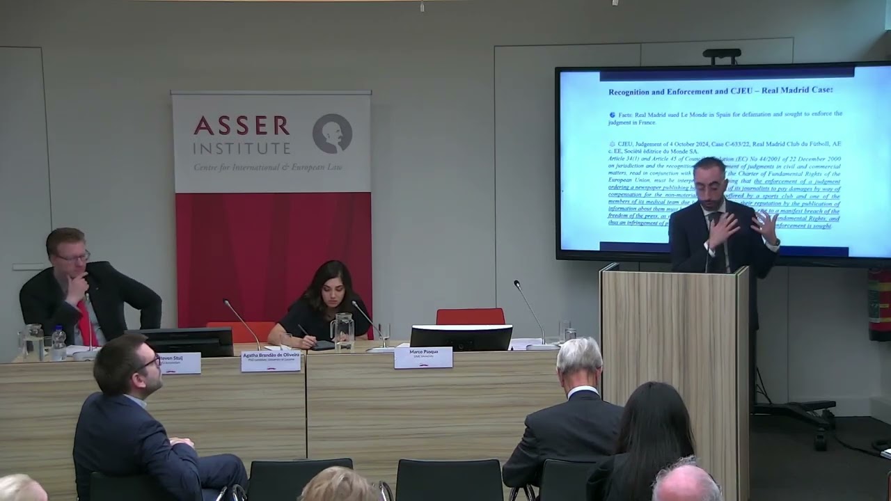 Panel 3: Adapting private international law in an era of uncertainty