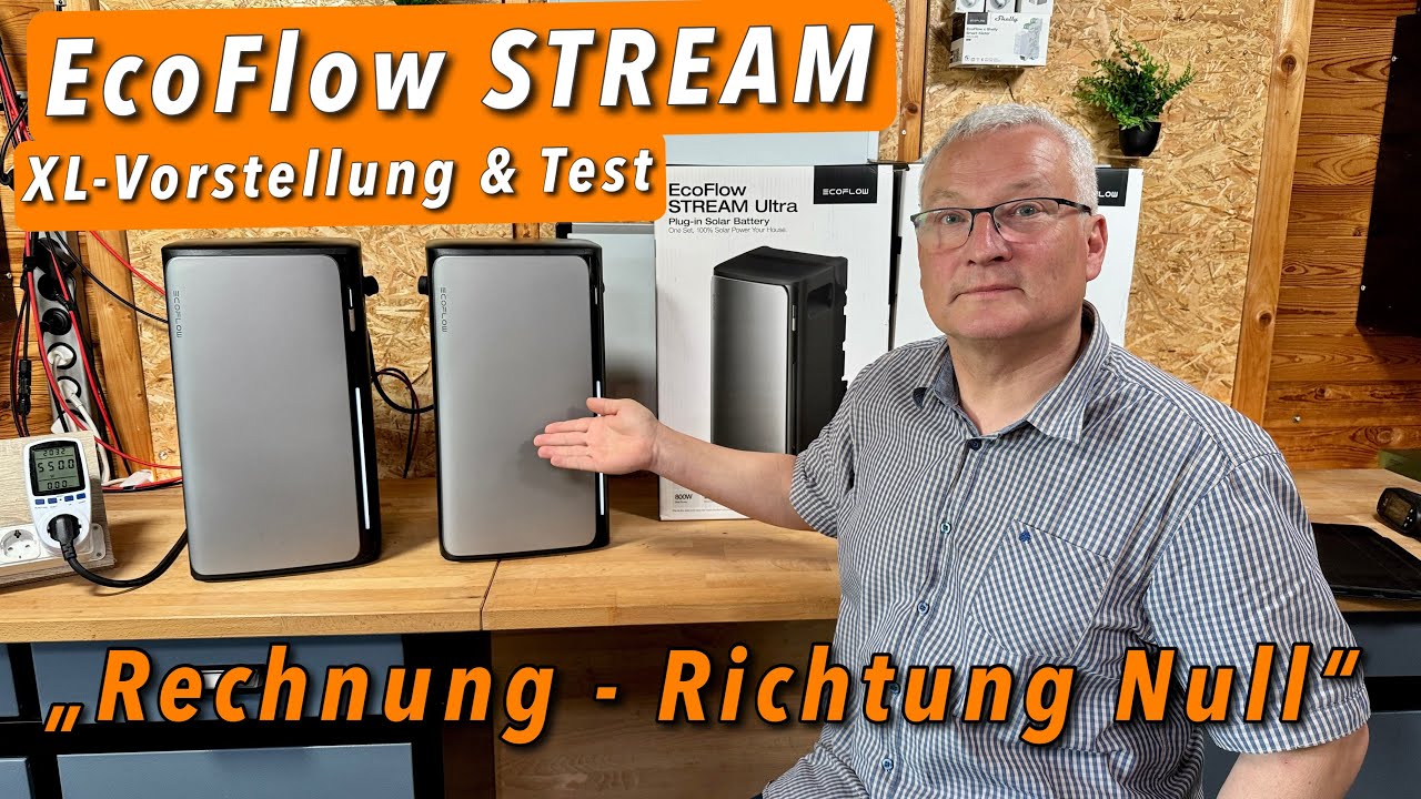 Stromrechnung runter & Geld 💶 sparen  - EcoFlow STREAM Ultra AC Pro im XL-Praxis-Check