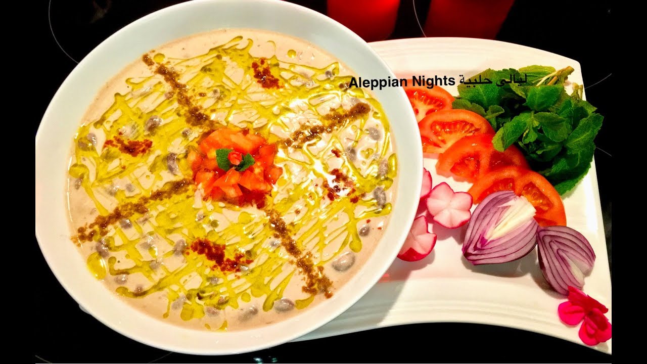 فول بالطحينة غير شكل 😋😋