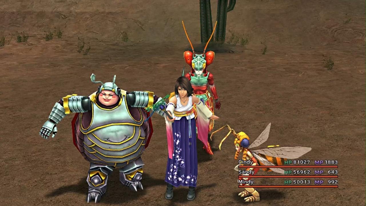 FINAL FANTASY X - Magus Sisters vs Dark Ifrit