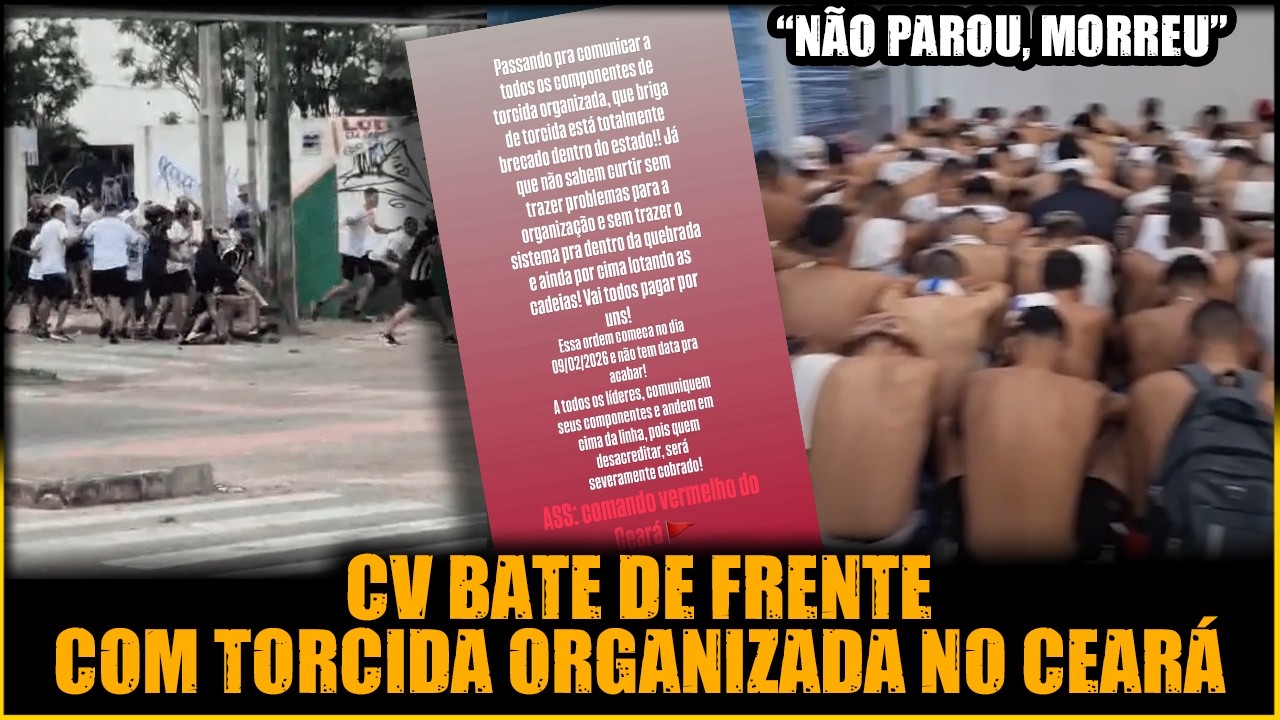 CV TERIA PROIBIDO BRIGA DE TORCIDAS NO CEAR&Aacute;. L&Iacute;DERES DE TORCIDAS RENUNCIAM AOS CARGOS