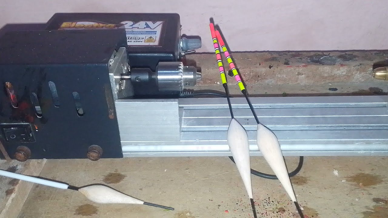 cara membubut pelampung Anti badai kayu balsa ll making anti storm buoys from balsa wod