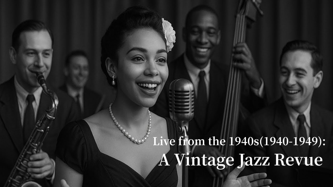 🎷【1940s JAZZ】🕰️1940年代のジャズクラブ🎺　 Live from the 1940s: A Vintage Jazz Revue🎙️