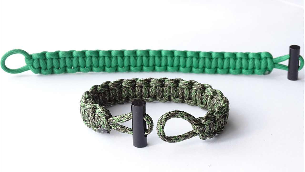 The Best Way to Make a Firesteel Toggle Paracord Bracelet - Single Strand / 2 Closed Loops