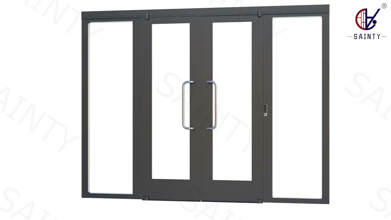Storefront Door Intro: Concealed closer, electronic lock, optional threshold, and anti-theft design.