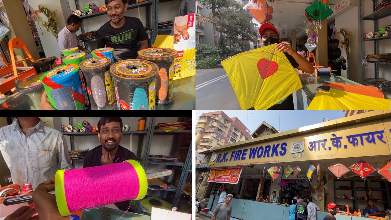 Cheapest Price Kites And Manja Market in Mumbai||Wholesale Kites market in Mumbai|| Mono kites Manja