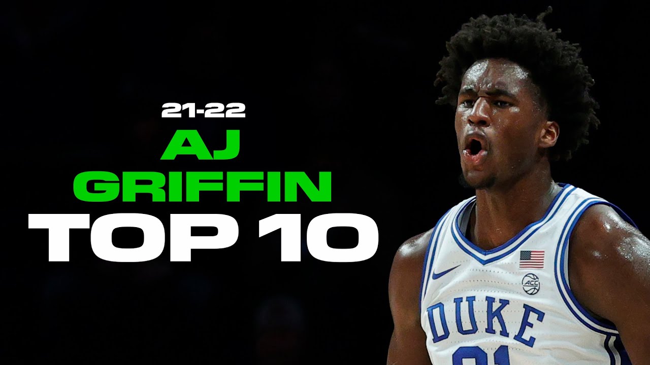 AJ Griffin Top 10 Plays of the 2021-22 Season