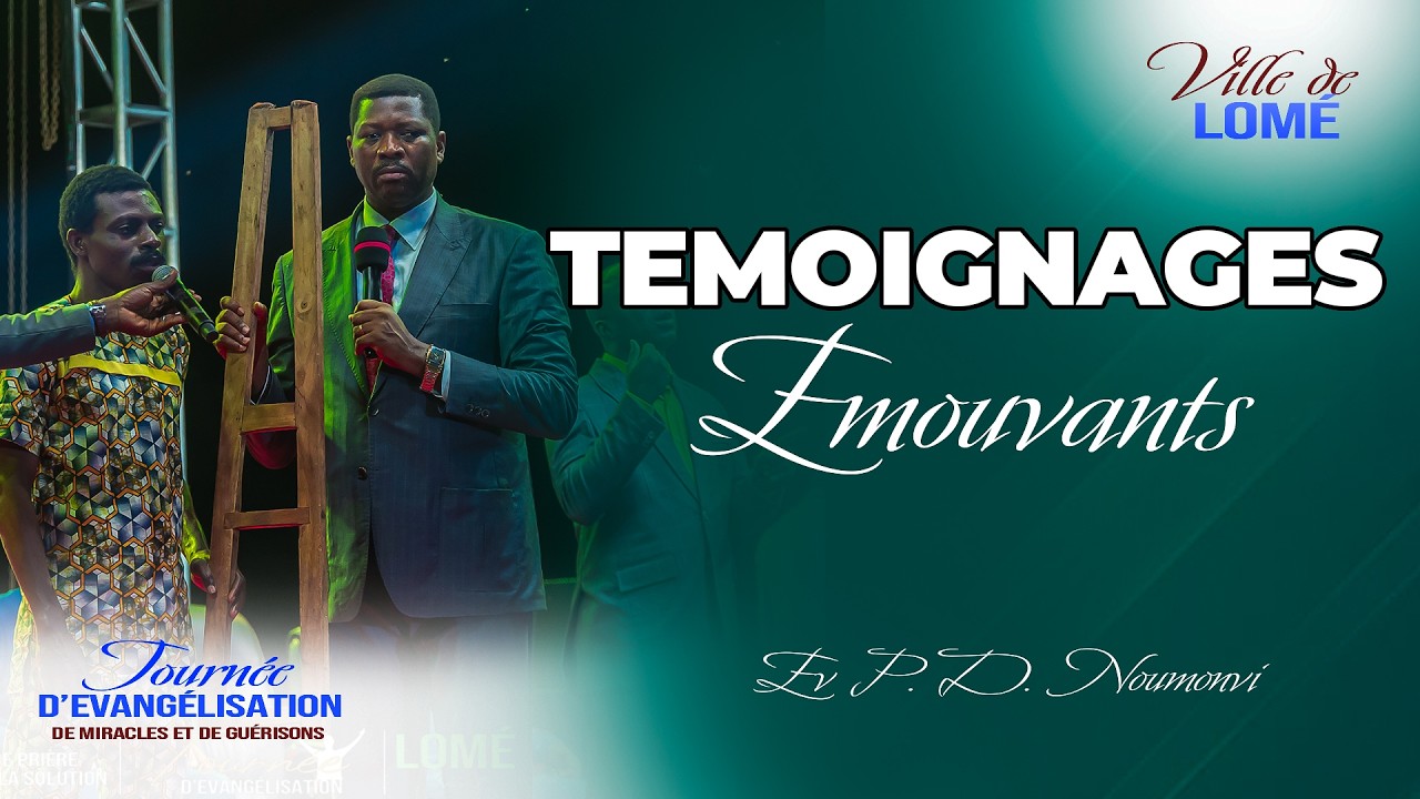 TEMOIGNAGES DE GUERISONS ET DE MIRACLE AU JOUR 1 DE LA GRANDE CROISADE SESSION LOME, P.D.NOUMONVI
