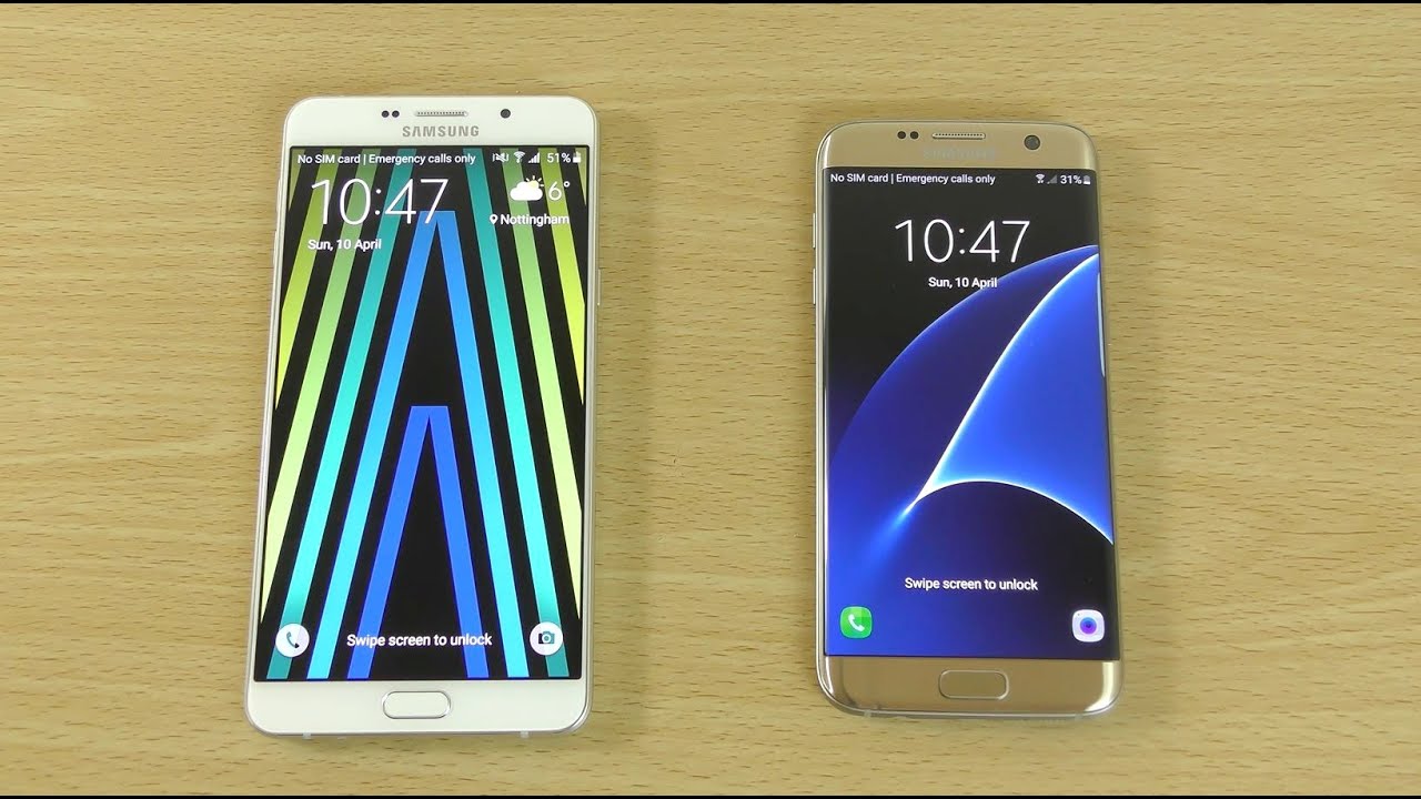 Samsung Galaxy A9 VS Galaxy S7 Edge - Speed Test!