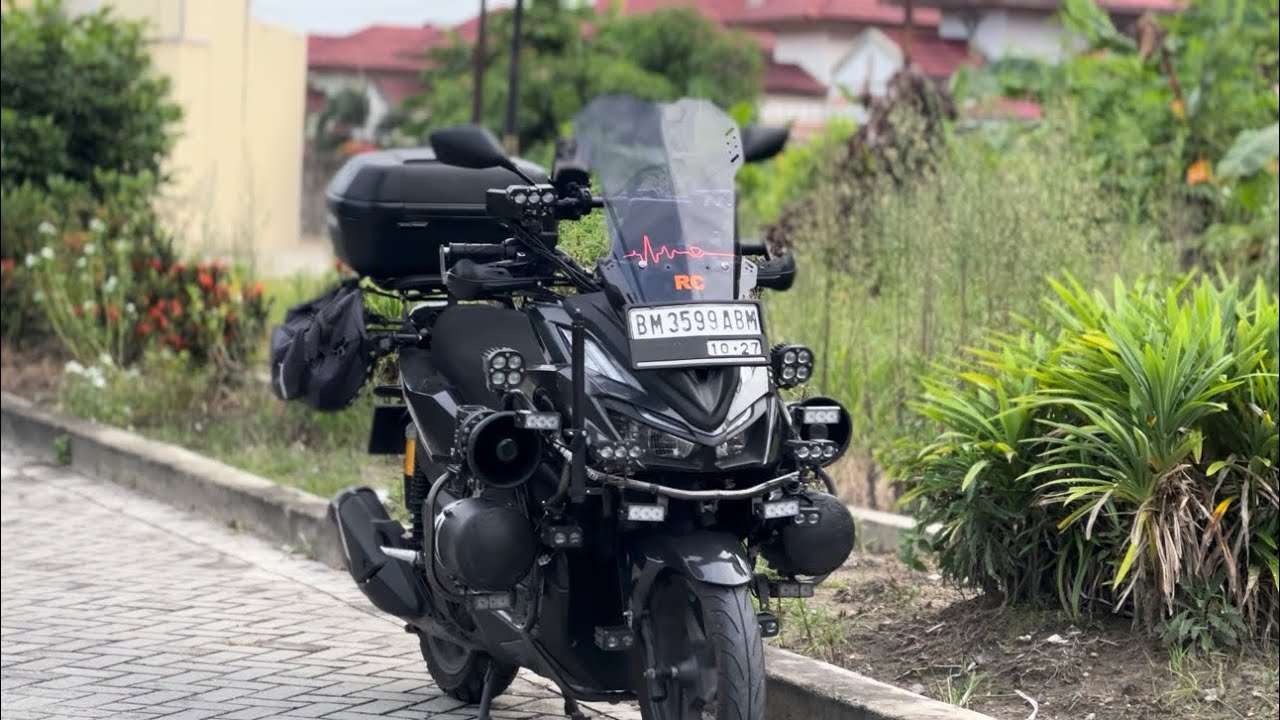 Review vario 160 modifikasi touring / review motor relawan ambulance???