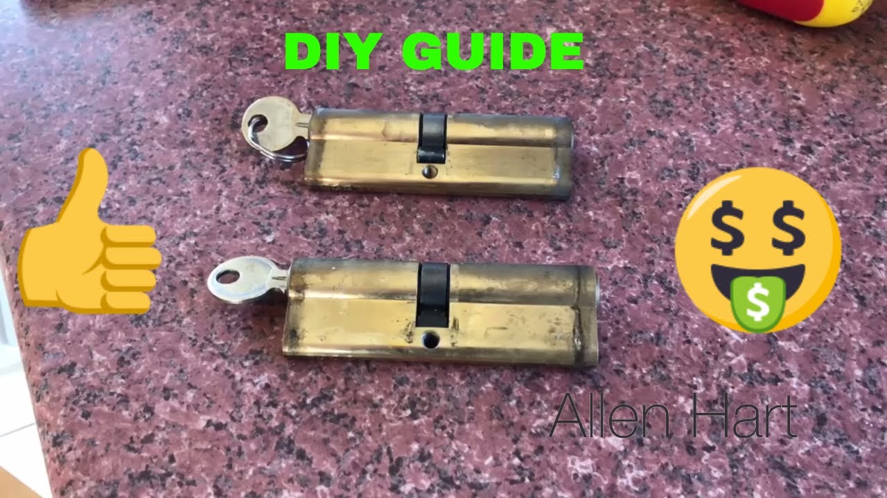 How To Replace Your Euro Door Cylinder UPVC  Composite Wood Doors DIY