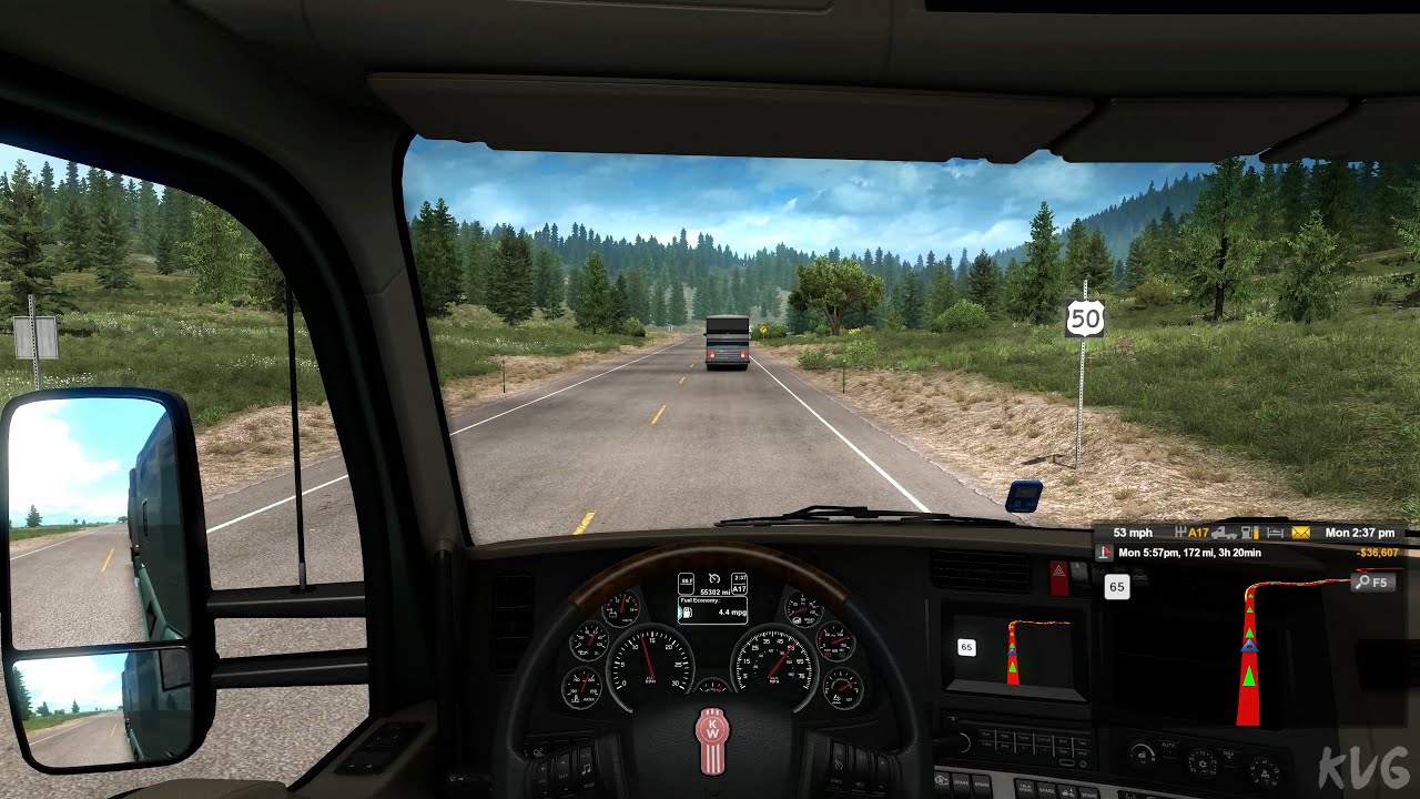 American Truck Simulator - Colorado Gameplay (PC UHD) [4K60FPS]
