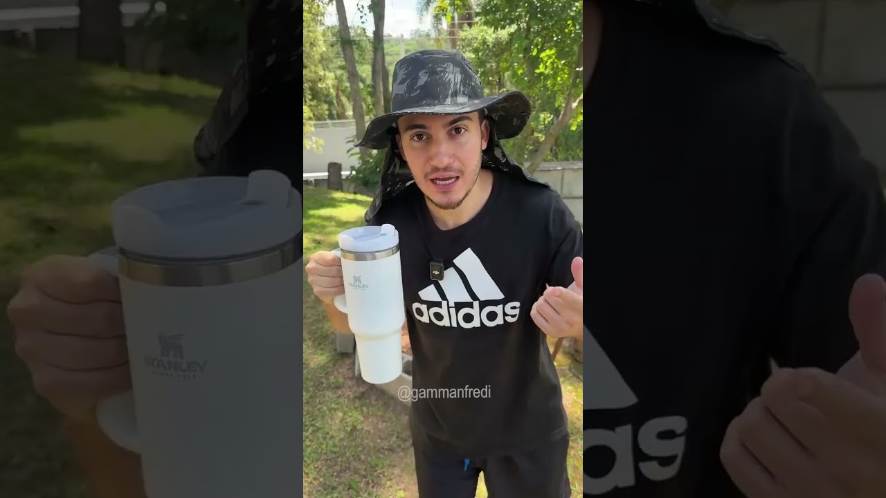 Testando a resist&ecirc;ncia do COPO STANLEY